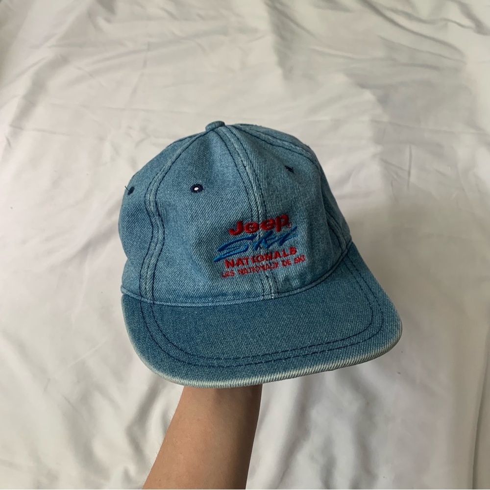Vintage Denim Jeep Ski Nationals Hat